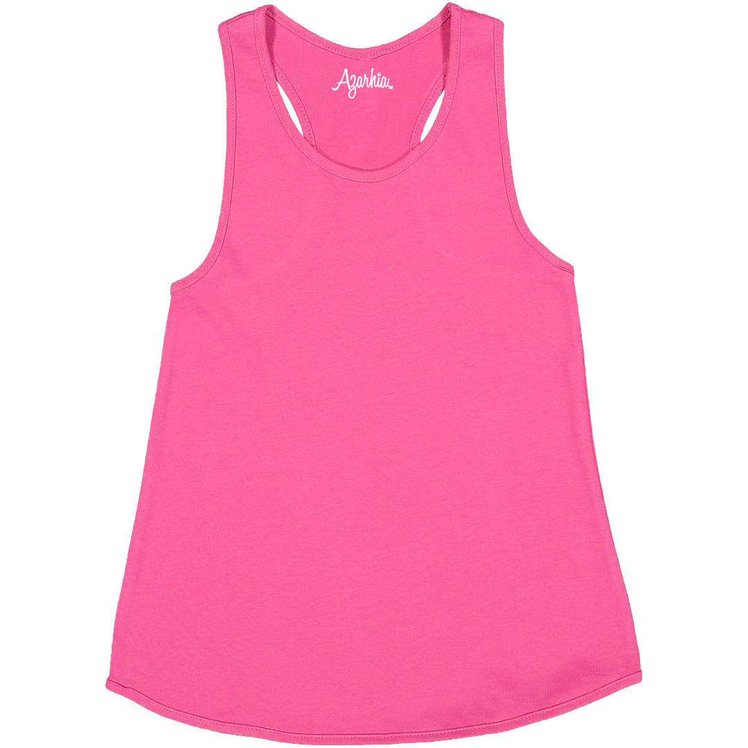 Tank Top with Racer Back in Hot Pink – Azarhia