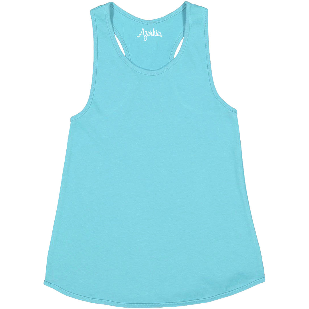 Tank Top with Racer Back in Sky Blue – Azarhia