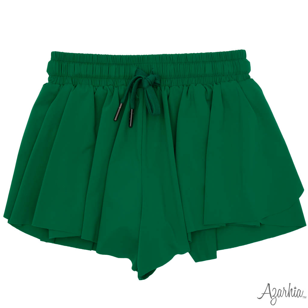 Butterfly Flowy Short in Kelley Green – Azarhia