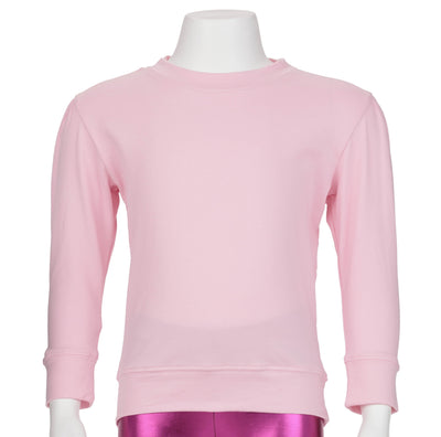 Holly Sweatshirt in Light Pink French Terry