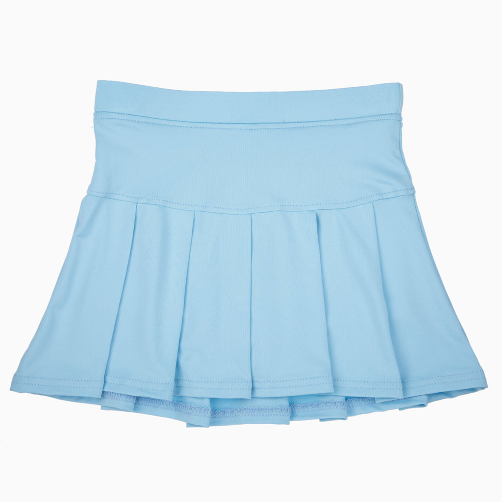 Tennis Skort in Solid Light Blue