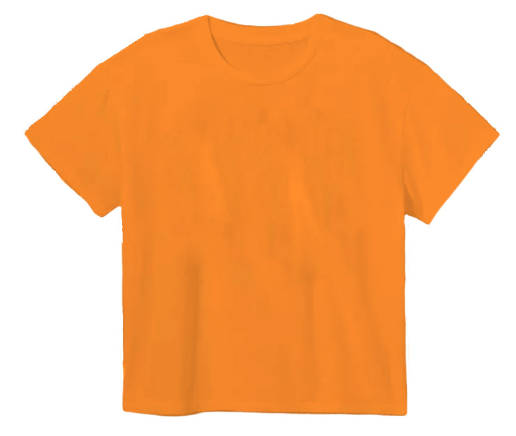 Boxy T’ in Solid Orange
