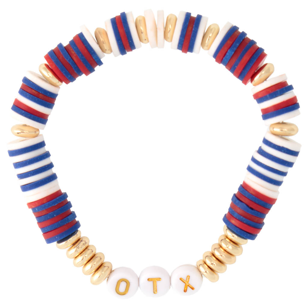 OTX Heishi bead bracelet camp