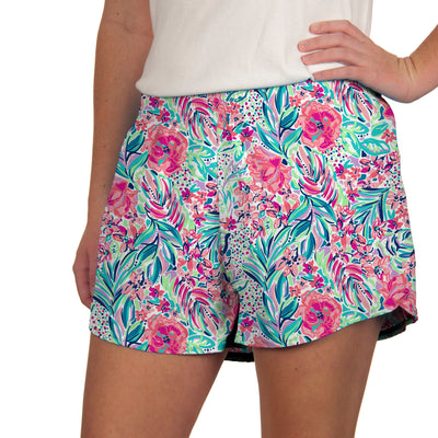 Steph Shorts Print in Haute Tropic