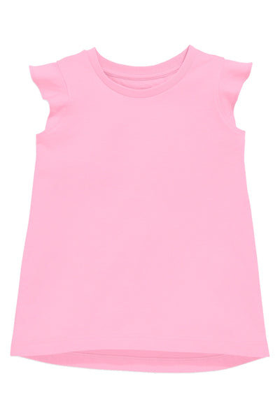 Ruffle Shirt in Light Pink