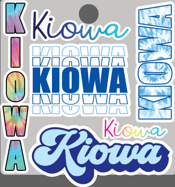 Kiowa Camp Stickers