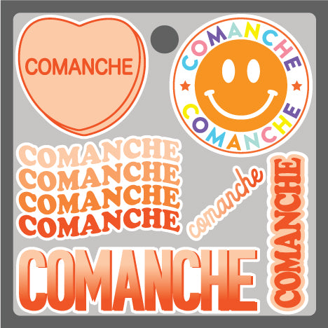 Comanche Camp Stickers