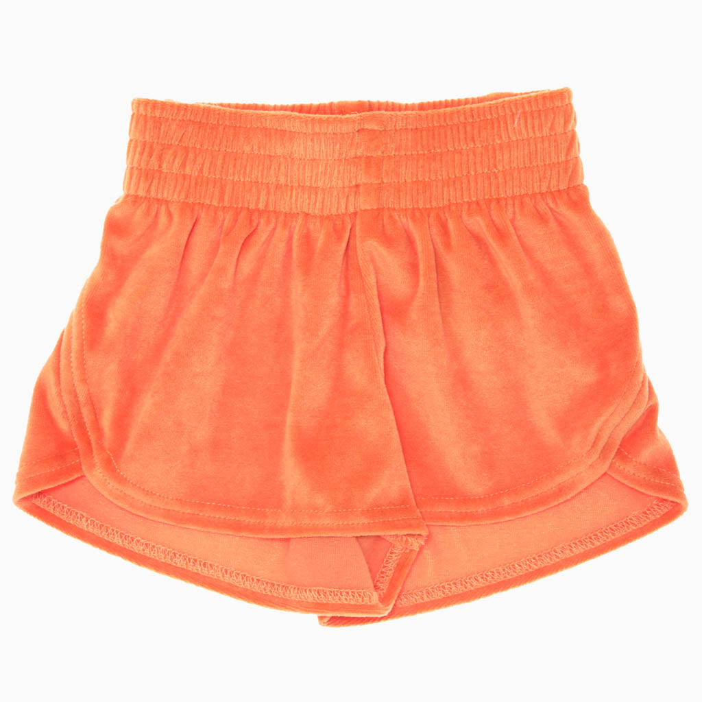 Steph Shorts in Velour Orange