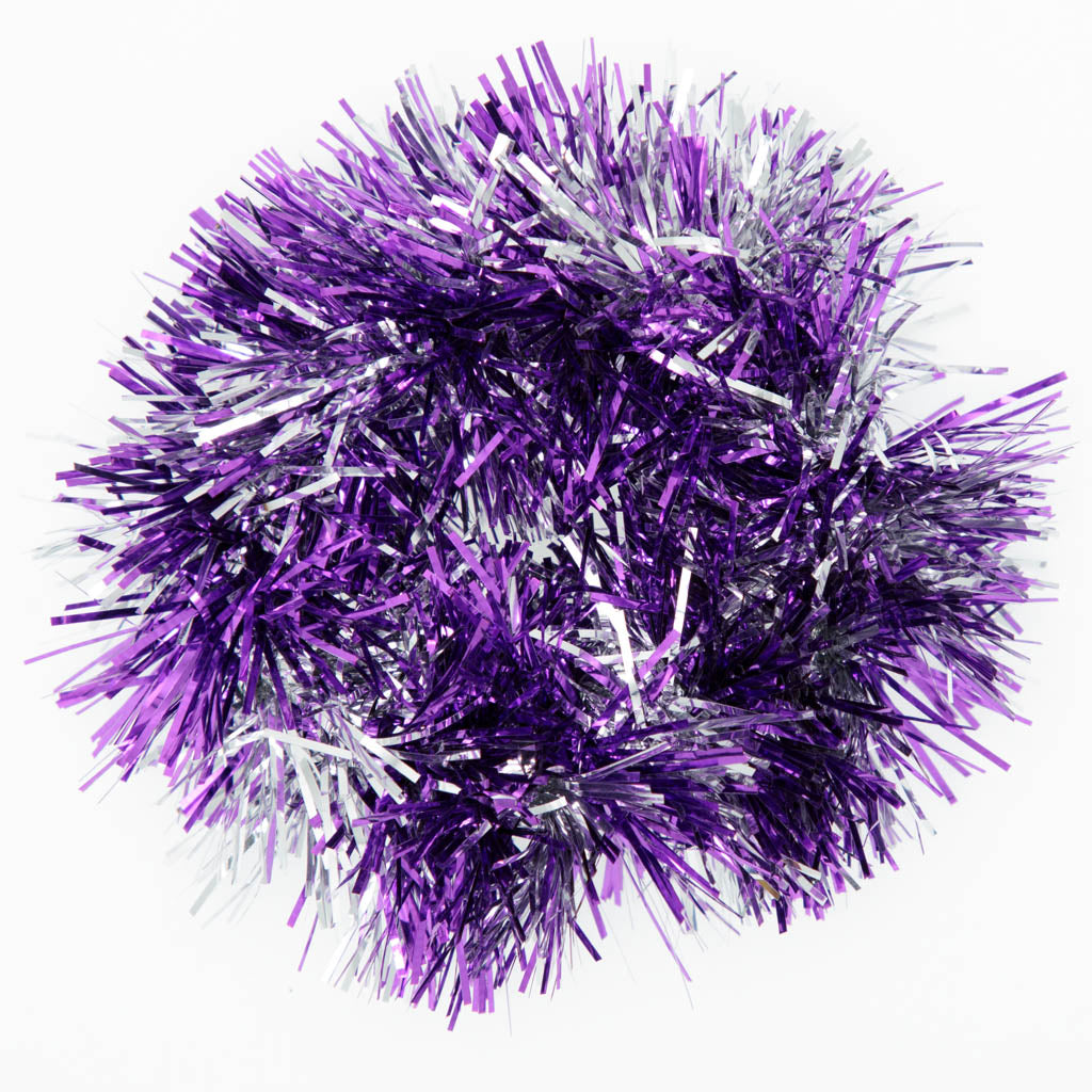 Tinsel Scrunchie in Purple
