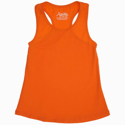 Tank Top with Racer Back in Orange