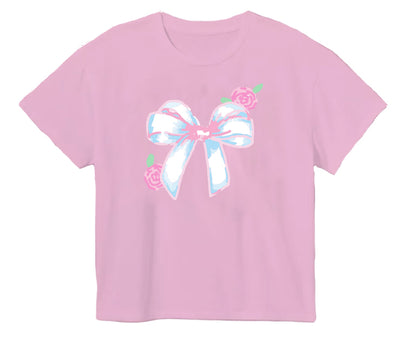 Water color Bows Butterfly Flowy Short