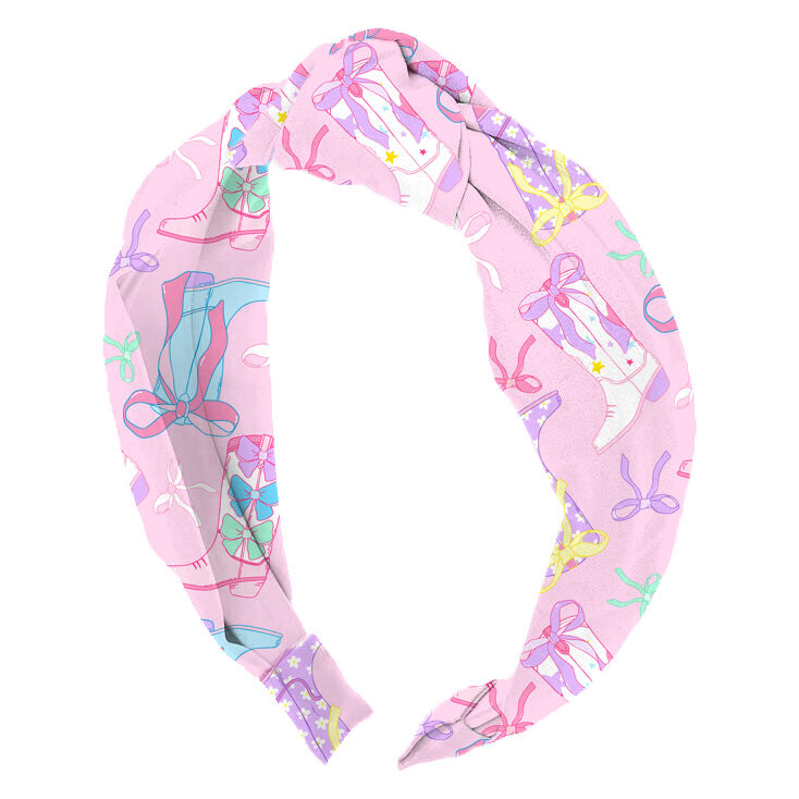 Rodeo Boots and Bows Top Knot