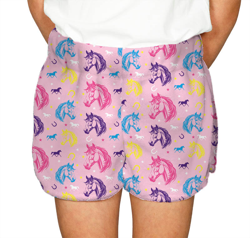 Rodeo Horses Fuzzy Short