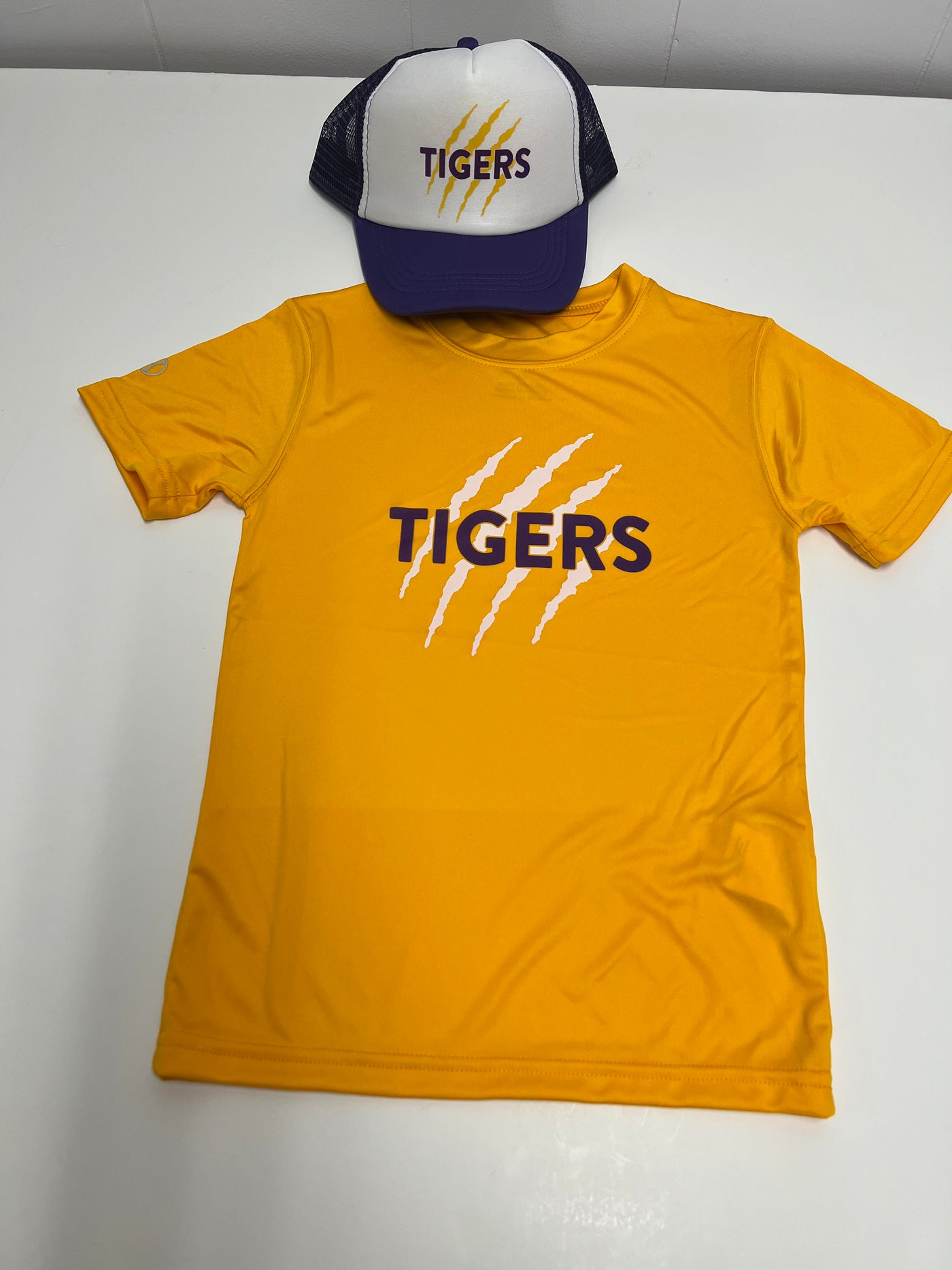 Yellow Dri Fit with Claw Tigers Shirt