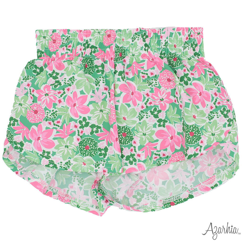 Botanical Flowers Butterfly Flowy Short