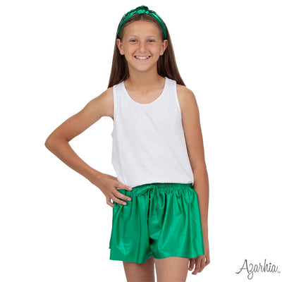 Top Knot Headband in Kelly Green Shimmer