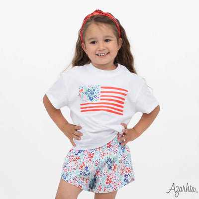 Liberty Flowers  Print on Steph Short NEW WITH PANTY