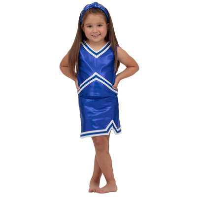 Shimmer Cheer Suit in Royal