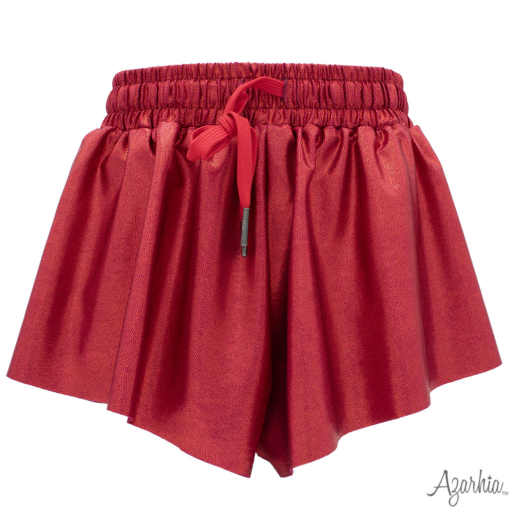 Tinsel Game Day Ringer Boxy T' Crimson