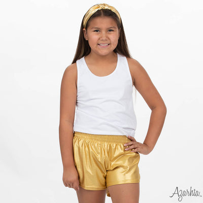 Steph Short in Gold Shimmer