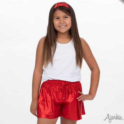 Top Knot Headband in Red Shimmer