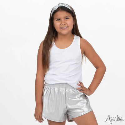 Steph Short in Silver Shimmer