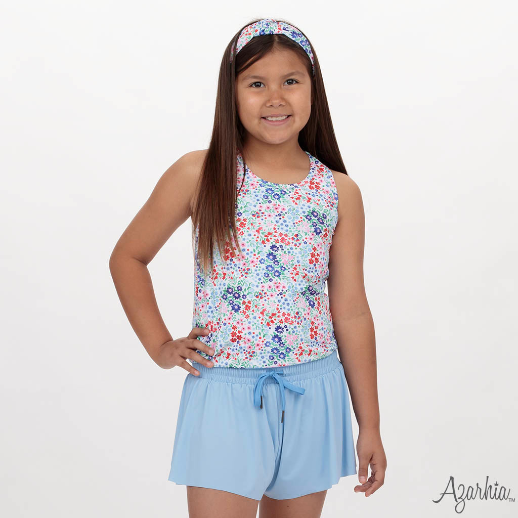 Liberty Flowers Racer Back Tank