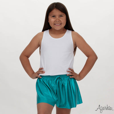 Shimmer Butterfly Short in Turquoise