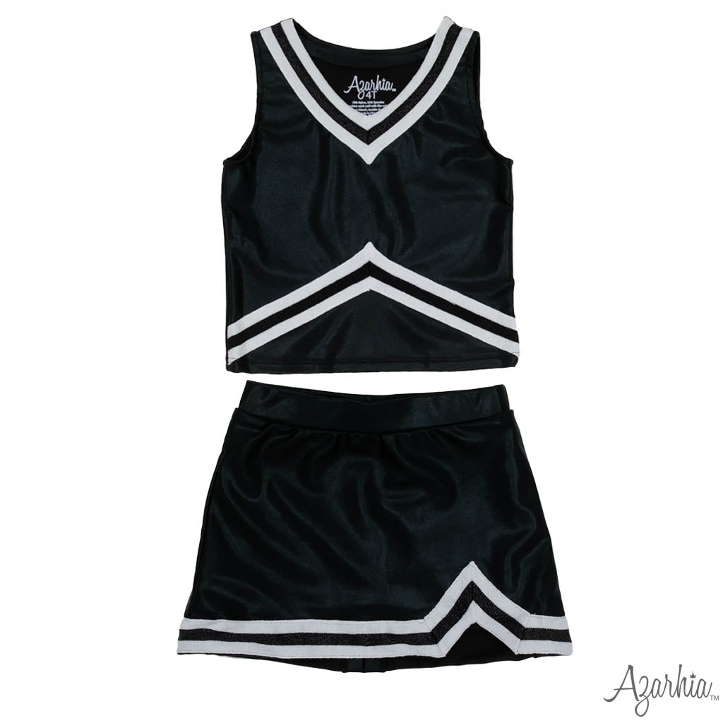 Shimmer Cheer Suit in Black
