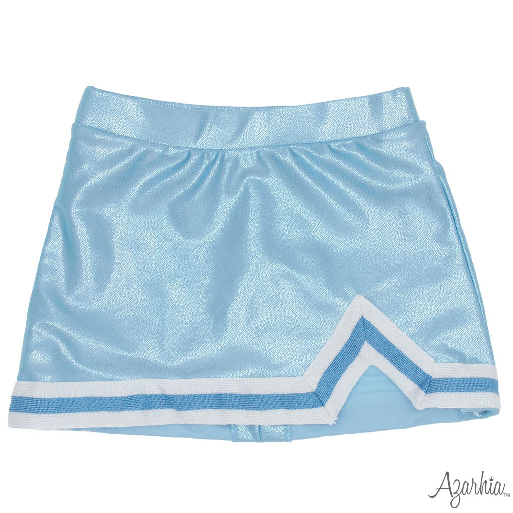 Shimmer Cheer Suit in Caroline Blue