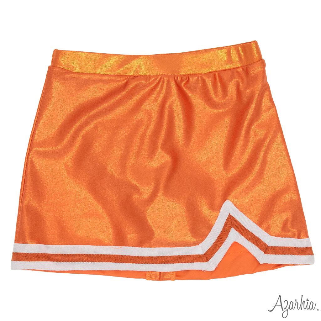 Shimmer Cheer Suit in Orange