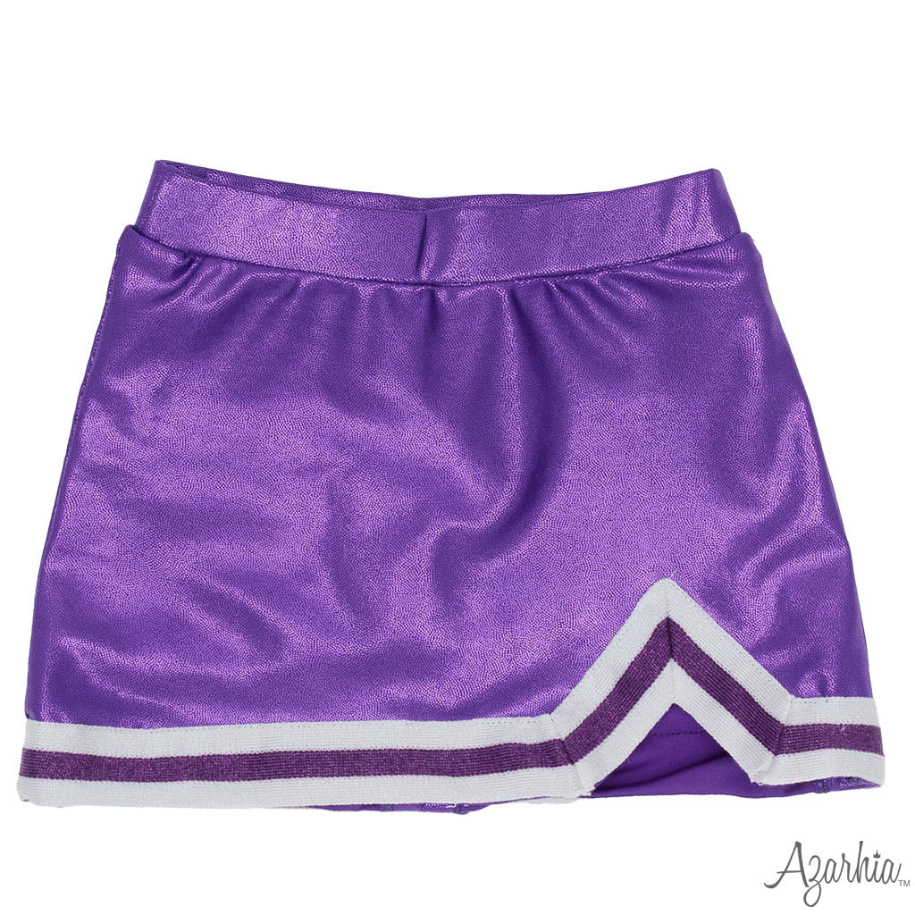 Shimmer Cheer Suit in Purple