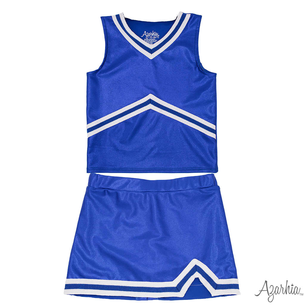 Shimmer Cheer Suit in Royal