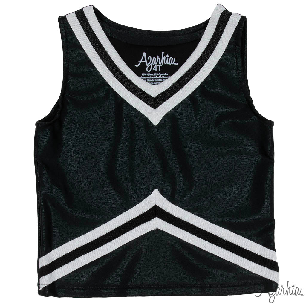 Shimmer Cheer Suit in Black
