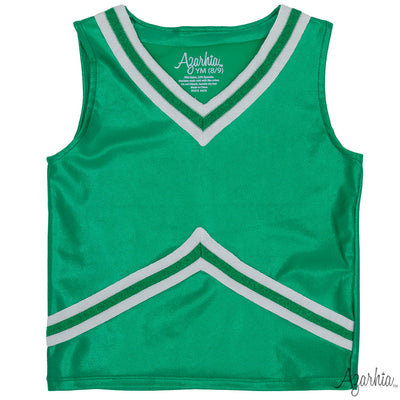 Shimmer Cheer Suit in Kelly Green