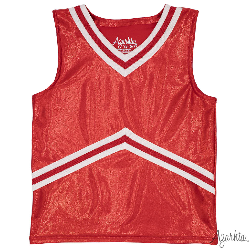 Shimmer Cheer Suit in Red