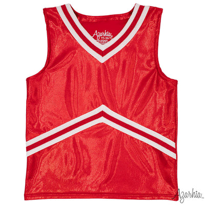Shimmer Cheer Suit in Red