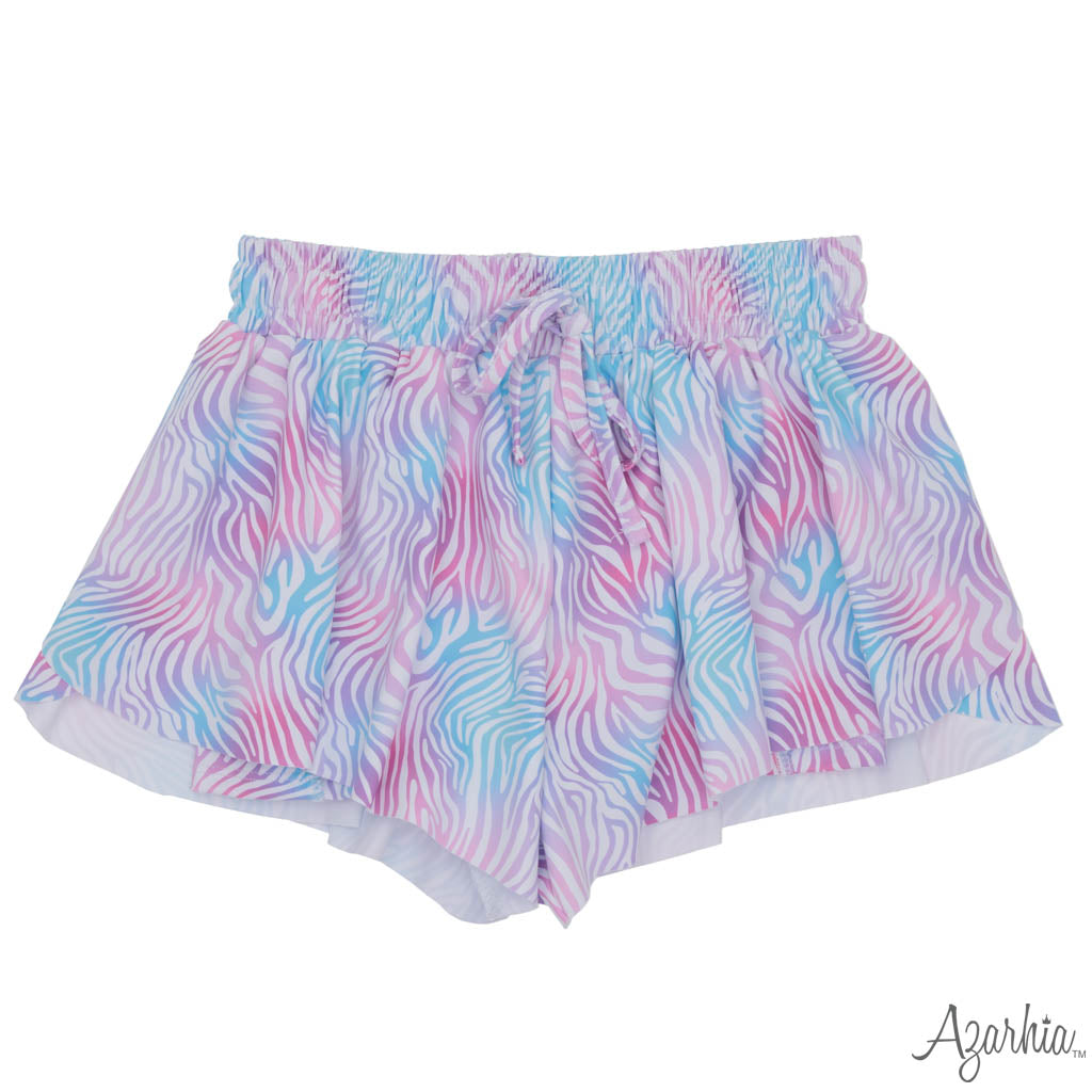 Water Color Zebra Butterfly Short