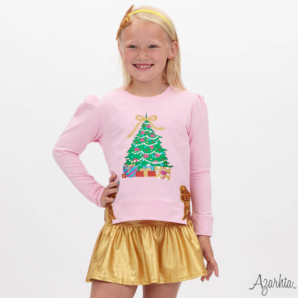 Gold Sequin Bow Headband Christmas
