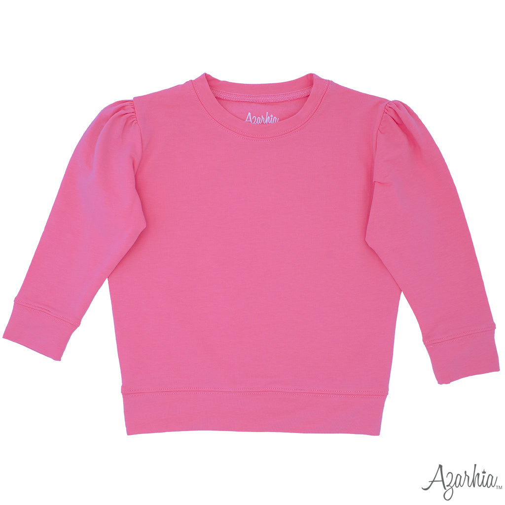 Holly Sweatshirt in Hot Pink French Terry