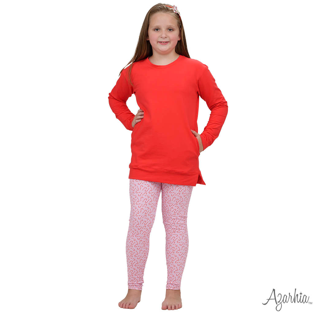 Tunic Pocket French Terry Red