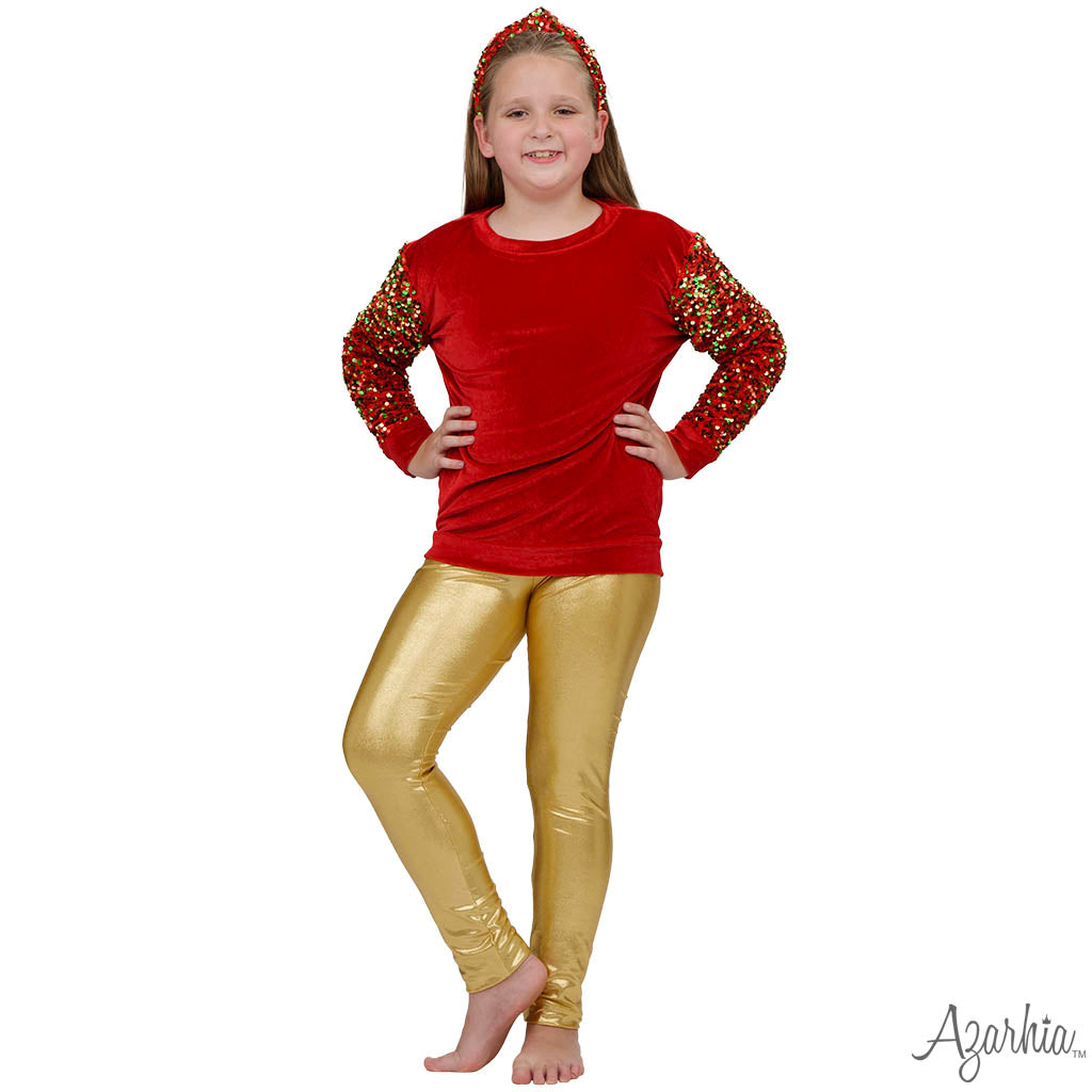 Shimmer Legging in Gold