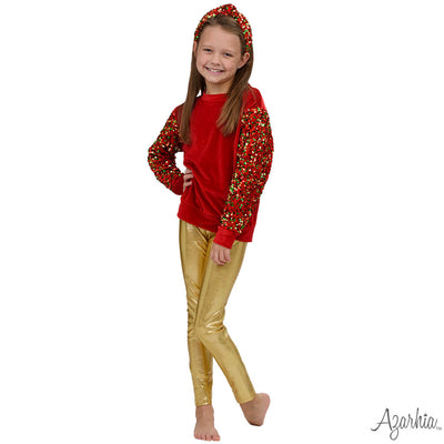 Shimmer Legging in Gold