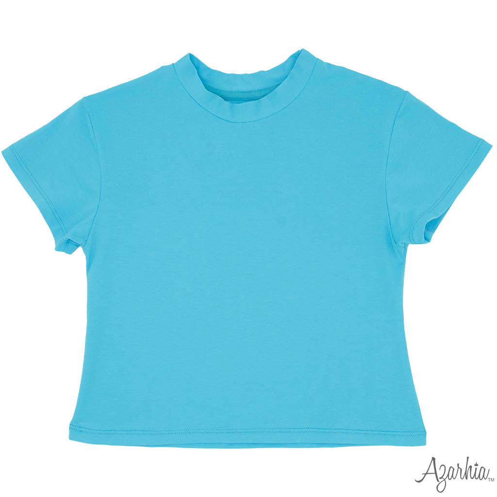 Boxy T’ in Solid Turquoise