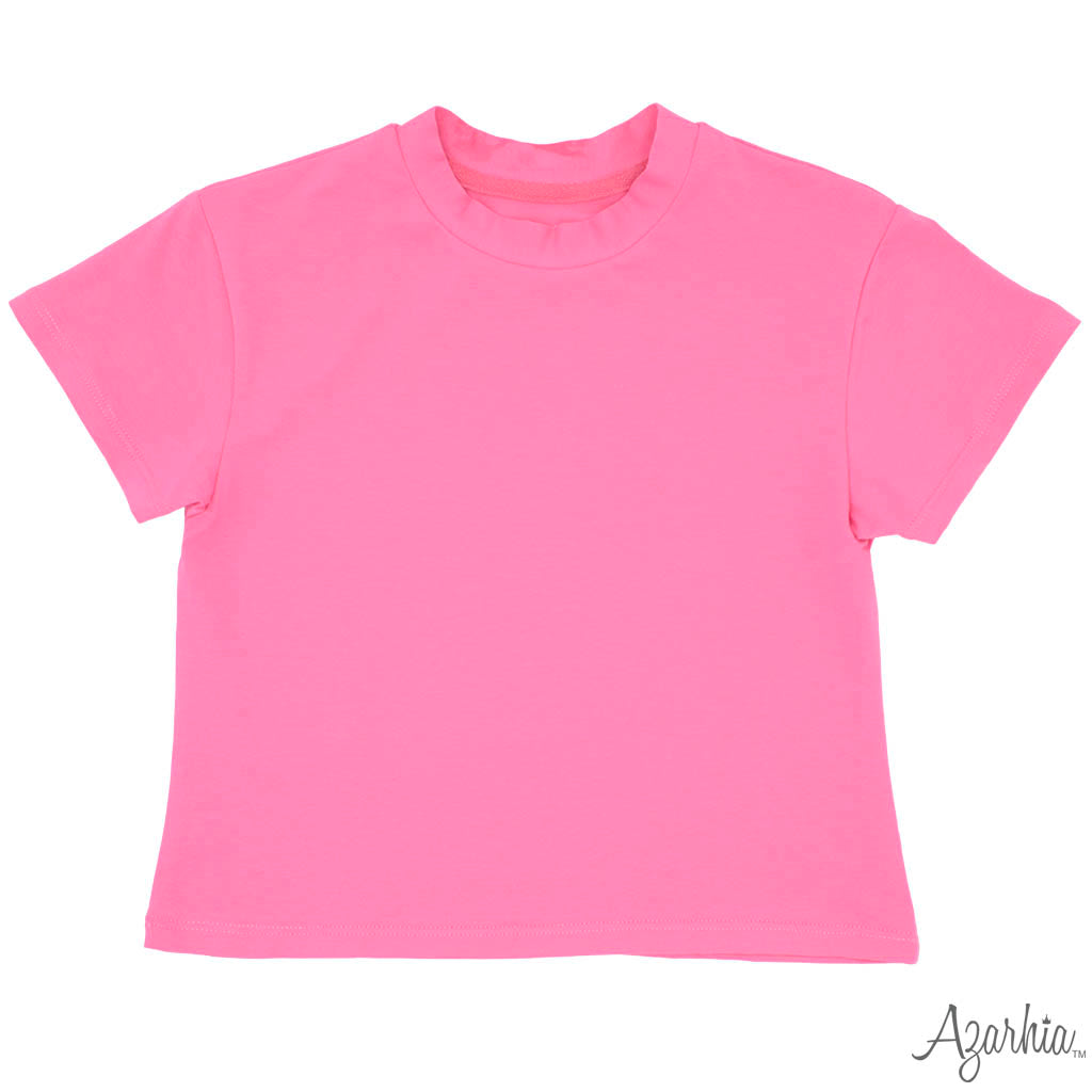 Boxy T’ in Solid Hot Pink