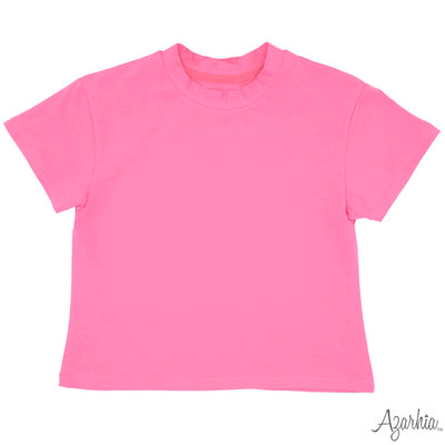 Boxy T’ in Solid Hot Pink