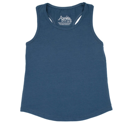 Tank Top with Racer Back in Navy