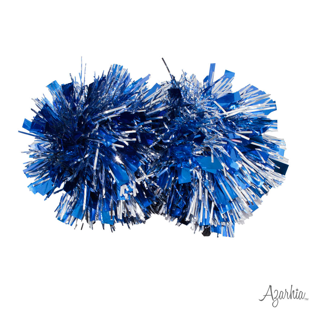 Tinsel pony tail set of 2 Royal