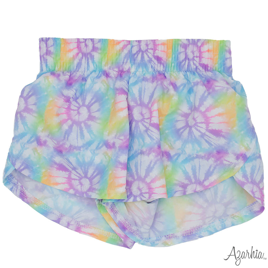 Lavender Burst Butterfly Flowy Short