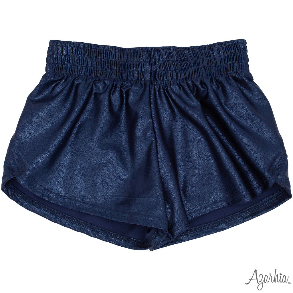 Steph Short in Navy Shimmer